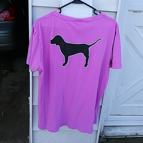 Pink Victoria S Secret Tops Vs Pink Dog Logo Campus Tshirt